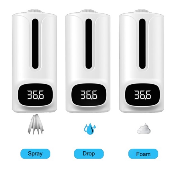 Máy sát khuẩn tay kết hợp đo nhiệt độ tự động K9 Pro Plus