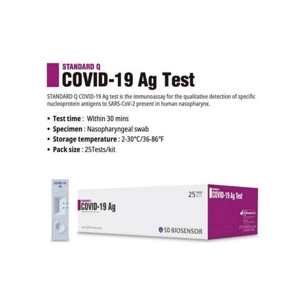 Que test nhanh Standard Q Covid-19 Ag Test