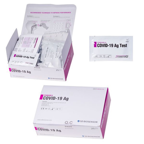Que test nhanh Standard Q Covid-19 Ag Test