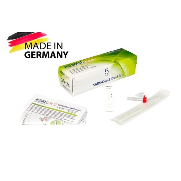 1 BỘ – Kit test nhanh AESKU.RAPID SARS-CoV-2 (Đức)
