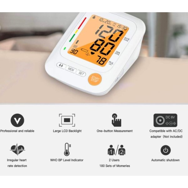 Máy đo huyết áp kỹ thuật số Finicare U80H