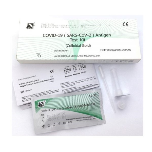 Kit test nhanh DEEP BLUE Covid-19 Colloidal Gold (Đức) thùng 1100  test