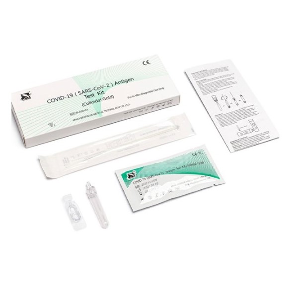 Kit test nhanh DEEP BLUE Covid-19 Colloidal Gold (Đức) thùng 1100  test
